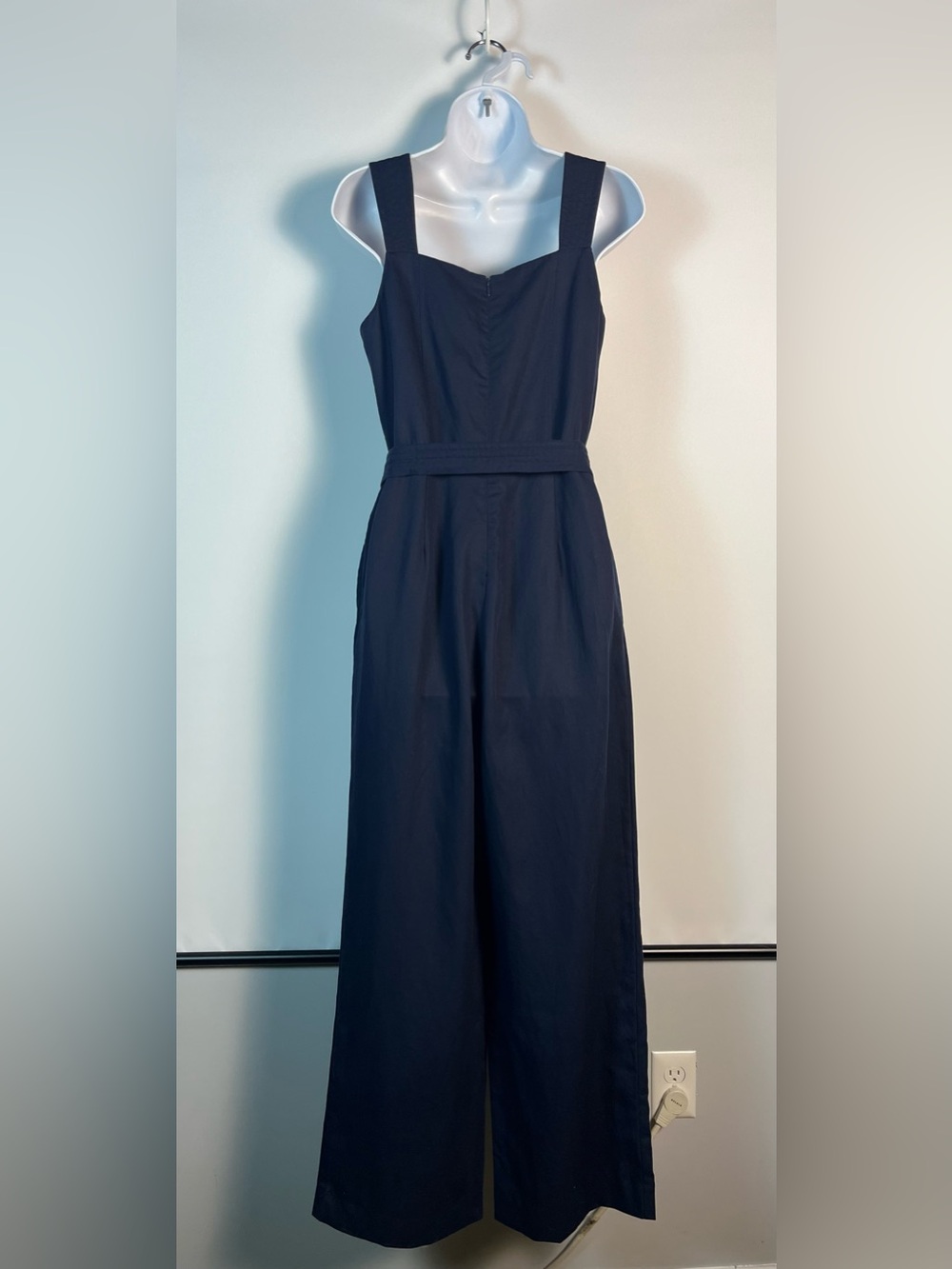 J McLaughlin Desdemona Jumpsuit in Navy Blue Size 4 New With Tags - Picture 6 of 9